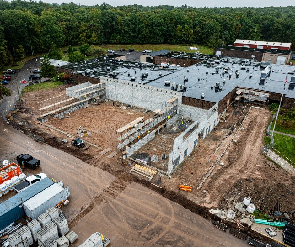 A construction site underway